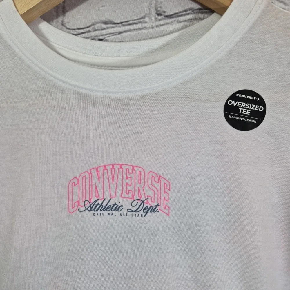 Converse Girls Lot Size M 10-11yrs Athletic T-Shirt Boxy Cardigan Sweater New